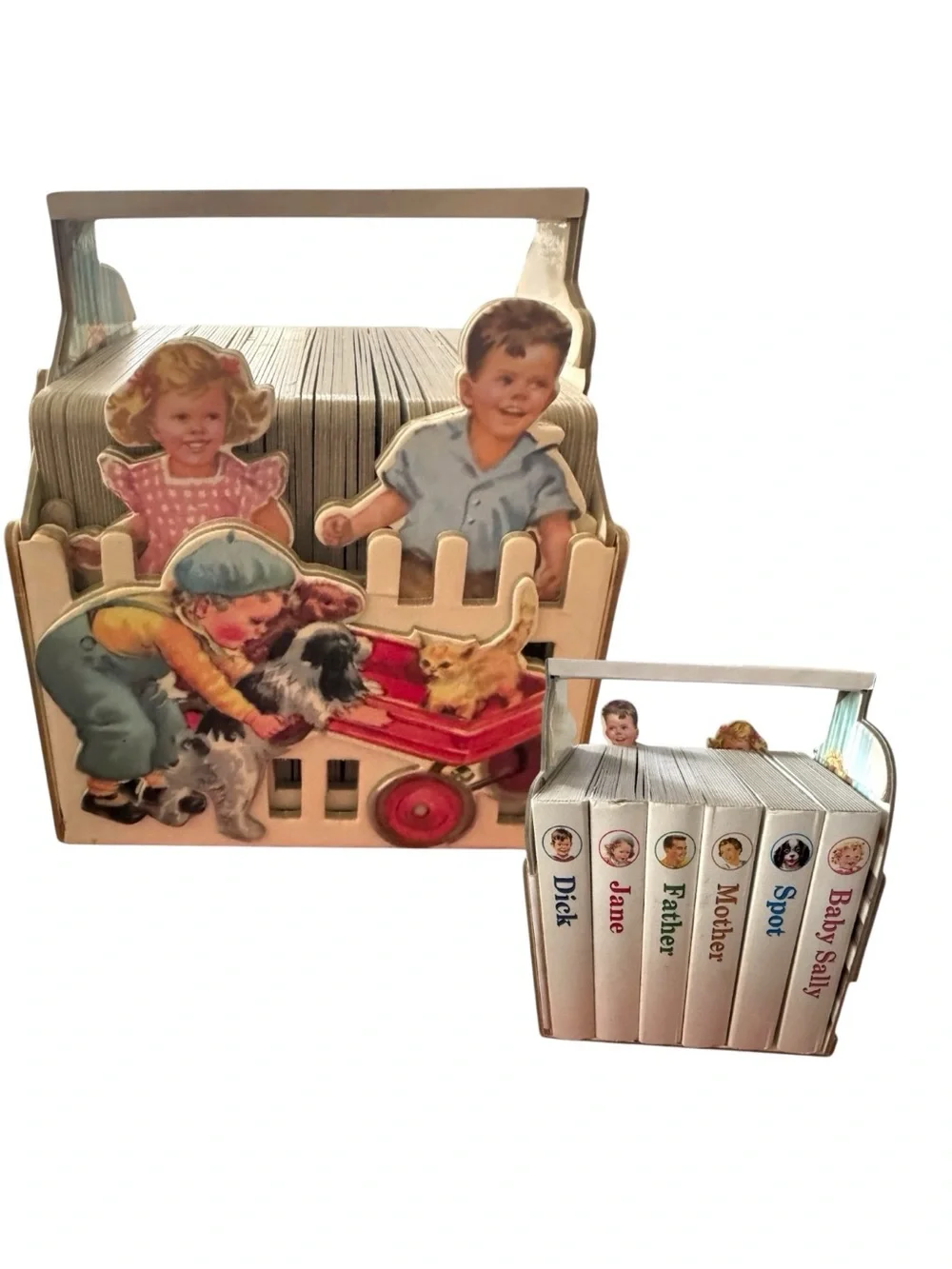 My First Dick and Jane Library 6 Board Book Boxed Set Vintage Style